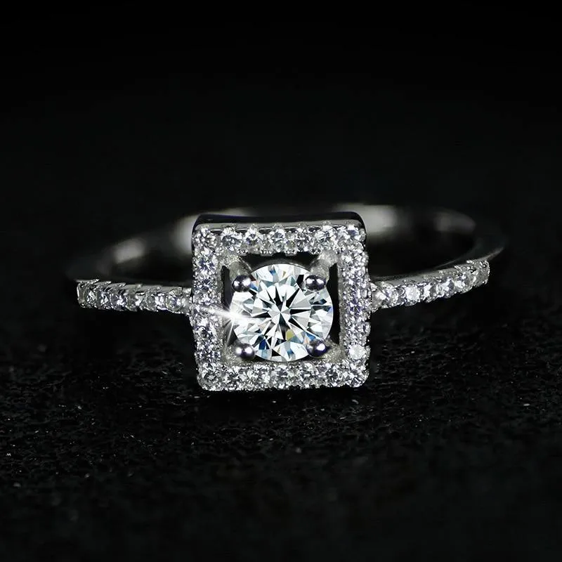 1 Carat AAA  Cubic Zirconia Diamonds for Women Promise Engagement Promise Ring