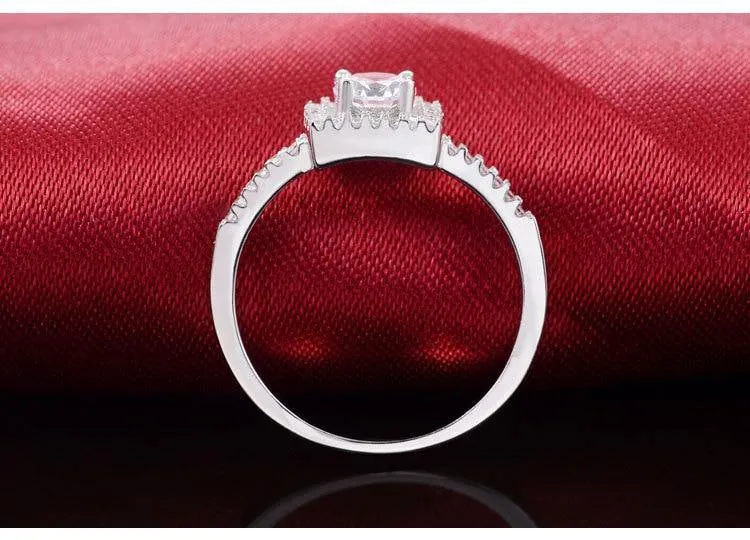 1 Carat AAA  Cubic Zirconia Diamonds for Women Promise Engagement Promise Ring