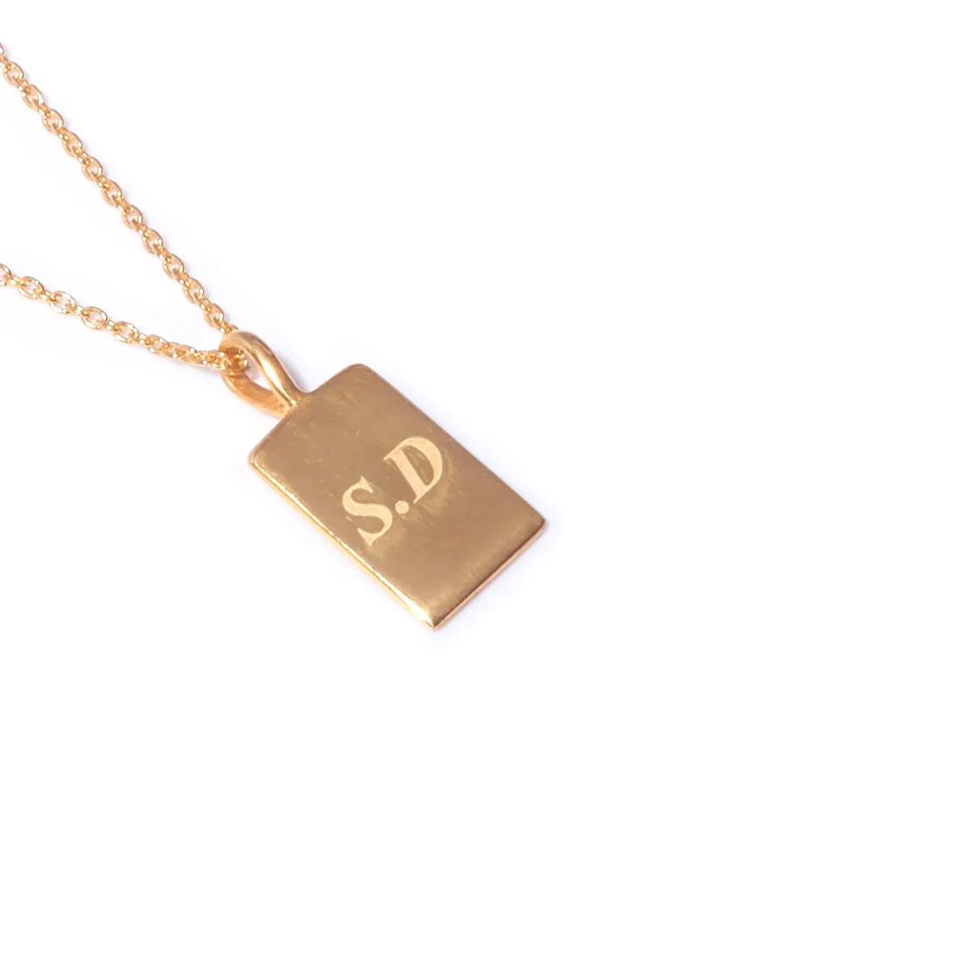 14kt Fingerprint Necklace