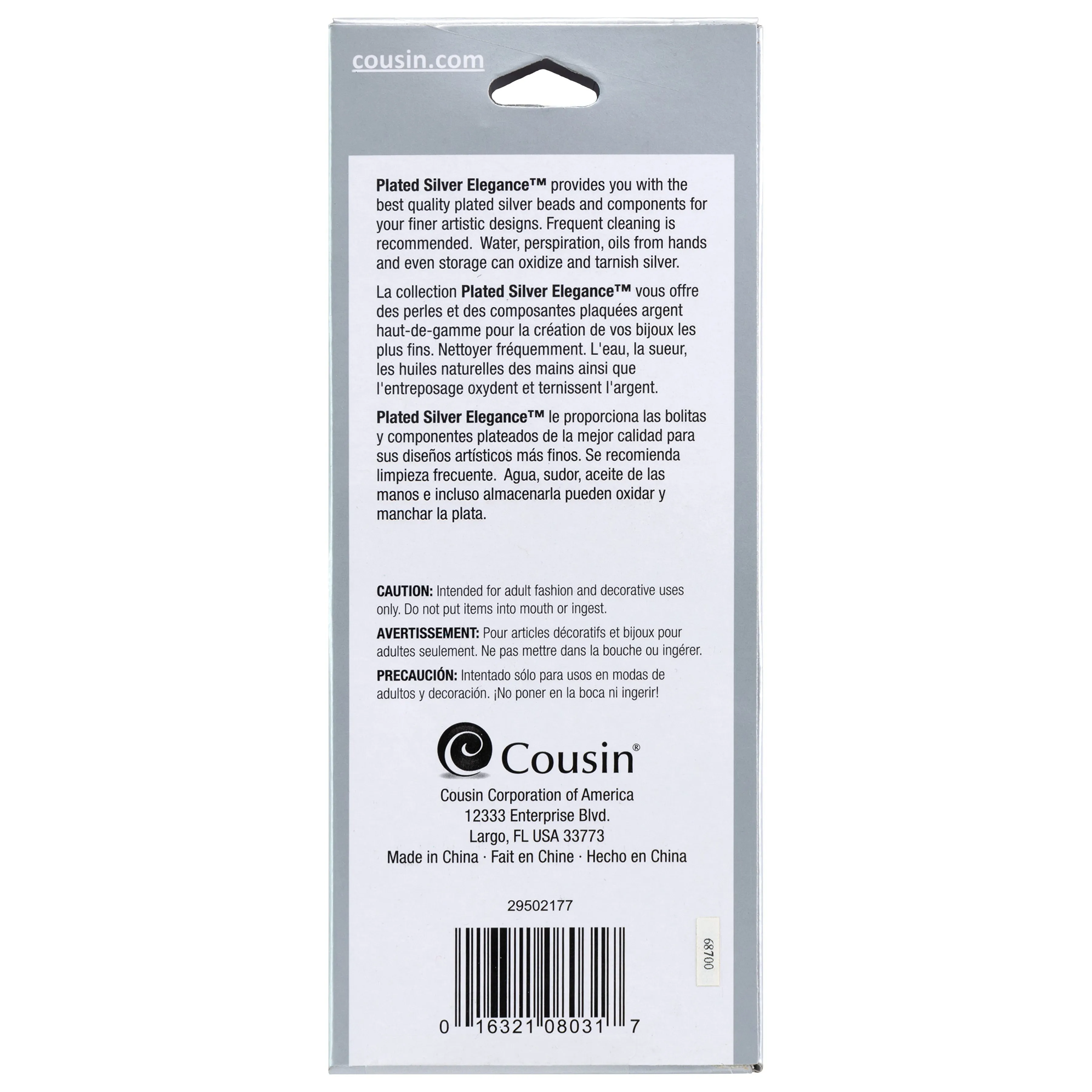 18" Plated Silver Elegance Circle Link Necklace from CousinDIY