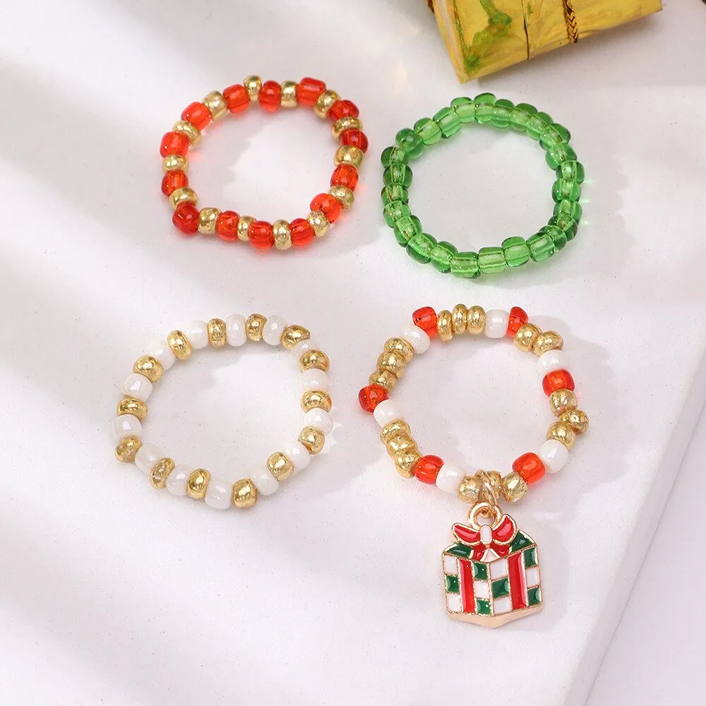 1PC Cute Elk Christmas Napkin Ring Xmas Santa Claus Ornaments Christmas Decorations Home Navidad Decor 2022 Happy New Year Gifts