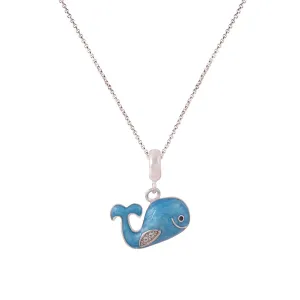 925 Sterling Silver Blue Whale Pendant Online