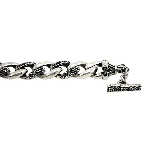925 Sterling Silver Dragon Griffin Bracelet