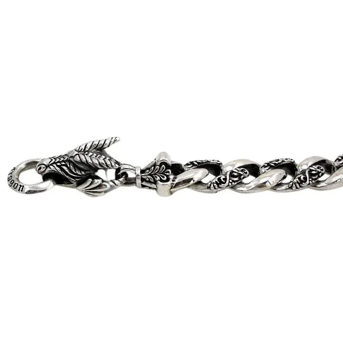 925 Sterling Silver Dragon Griffin Bracelet