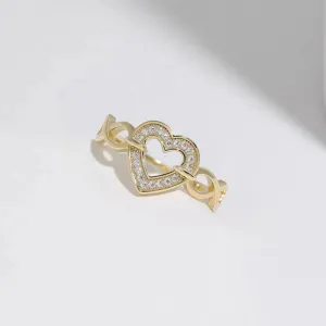 925 Sterling Silver Heart Ring