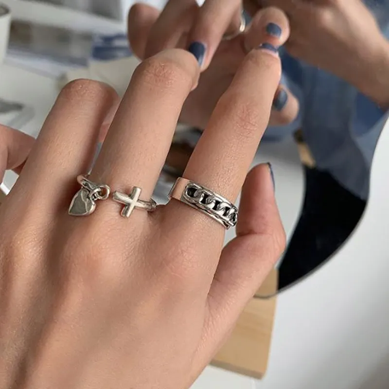 925 Sterling Silver Trendy Rings