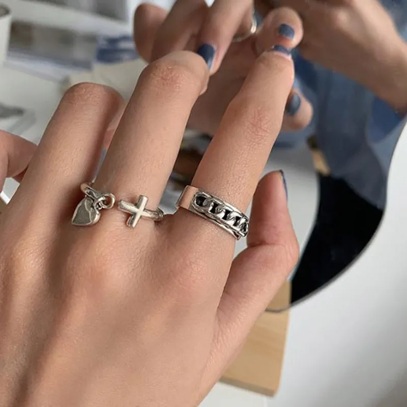 925 Sterling Silver Trendy Rings