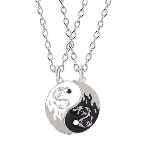 Best Friend Necklace 2-piece Pendant Necklace Good Friend Forever