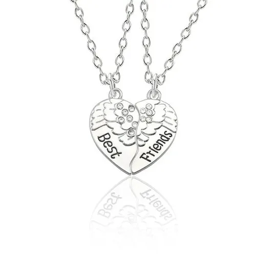 Best Friend Necklace 2-piece Pendant Necklace Good Friend Forever
