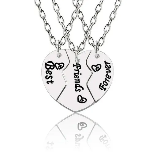 Best Friend Necklace 2-piece Pendant Necklace Good Friend Forever