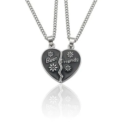 Best Friend Necklace 2-piece Pendant Necklace Good Friend Forever