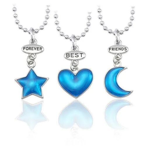 Best Friend Necklace 2-piece Pendant Necklace Good Friend Forever