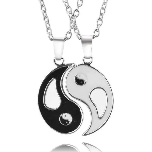 Best Friend Necklace 2-piece Pendant Necklace Good Friend Forever