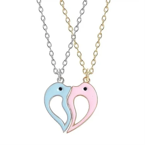 Best Friend Necklace 2-piece Pendant Necklace Good Friend Forever