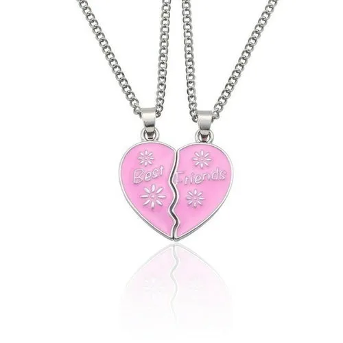 Best Friend Necklace 2-piece Pendant Necklace Good Friend Forever
