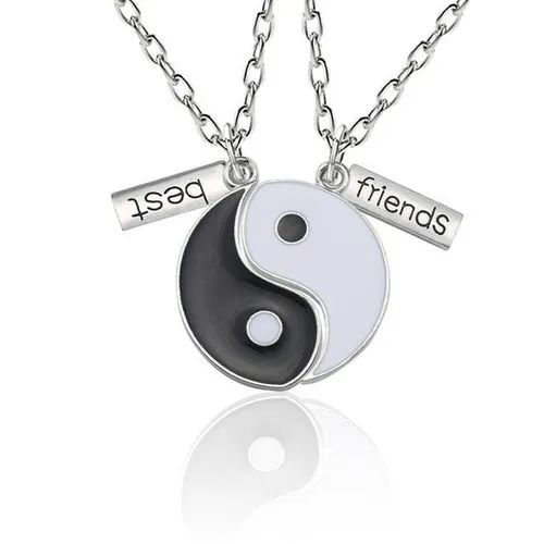 Best Friend Necklace 2-piece Pendant Necklace Good Friend Forever