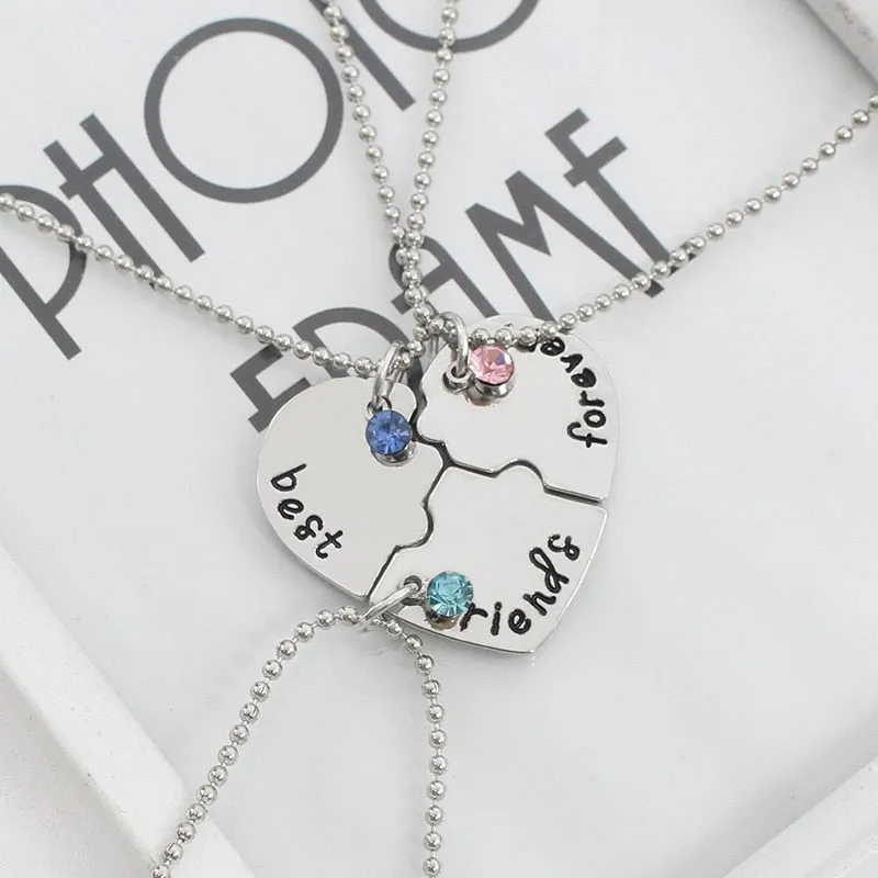 Best Friend Necklace 2-piece Pendant Necklace Good Friend Forever