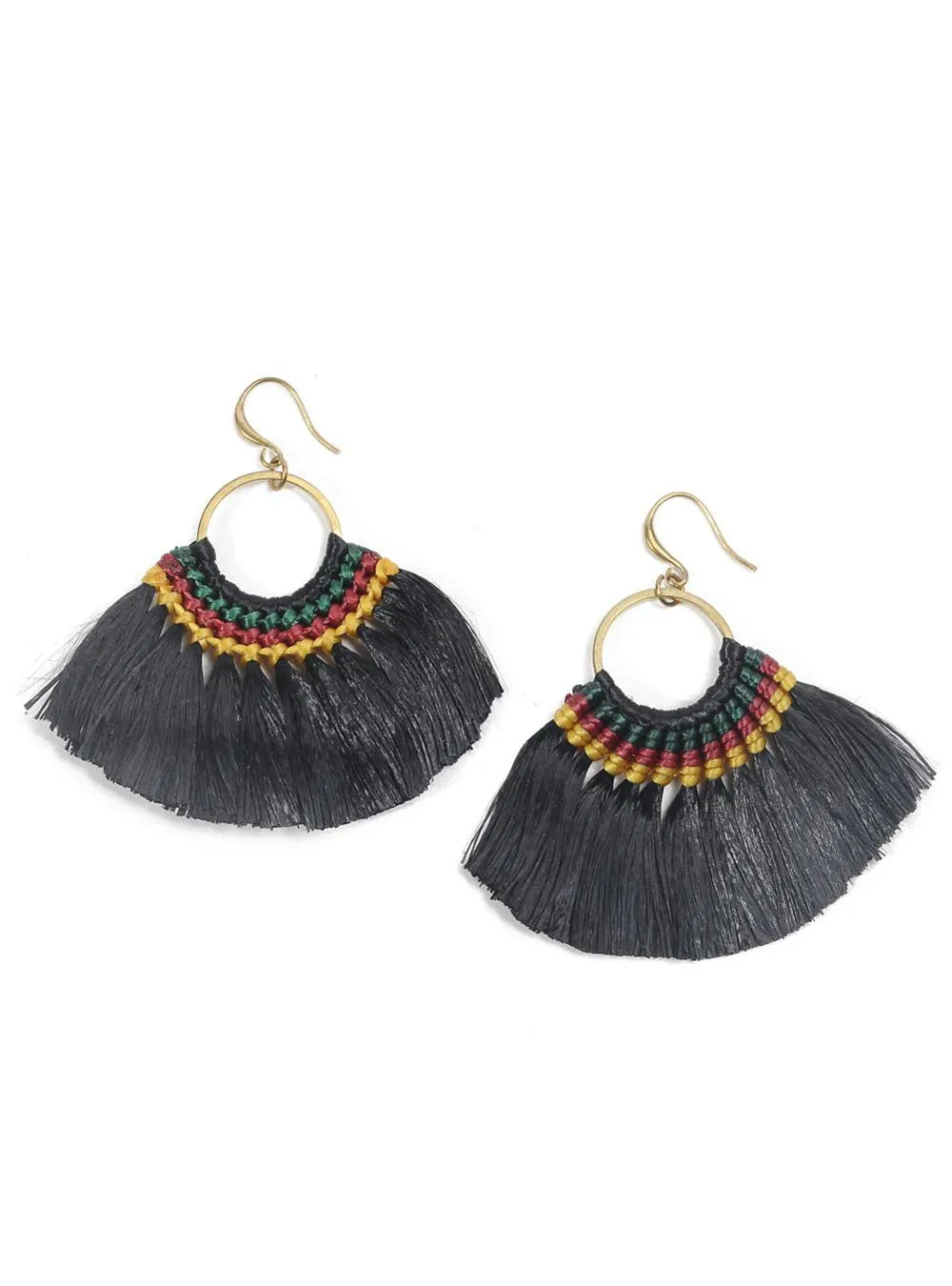 Boho Tassel Earrings Handmade Long Earring