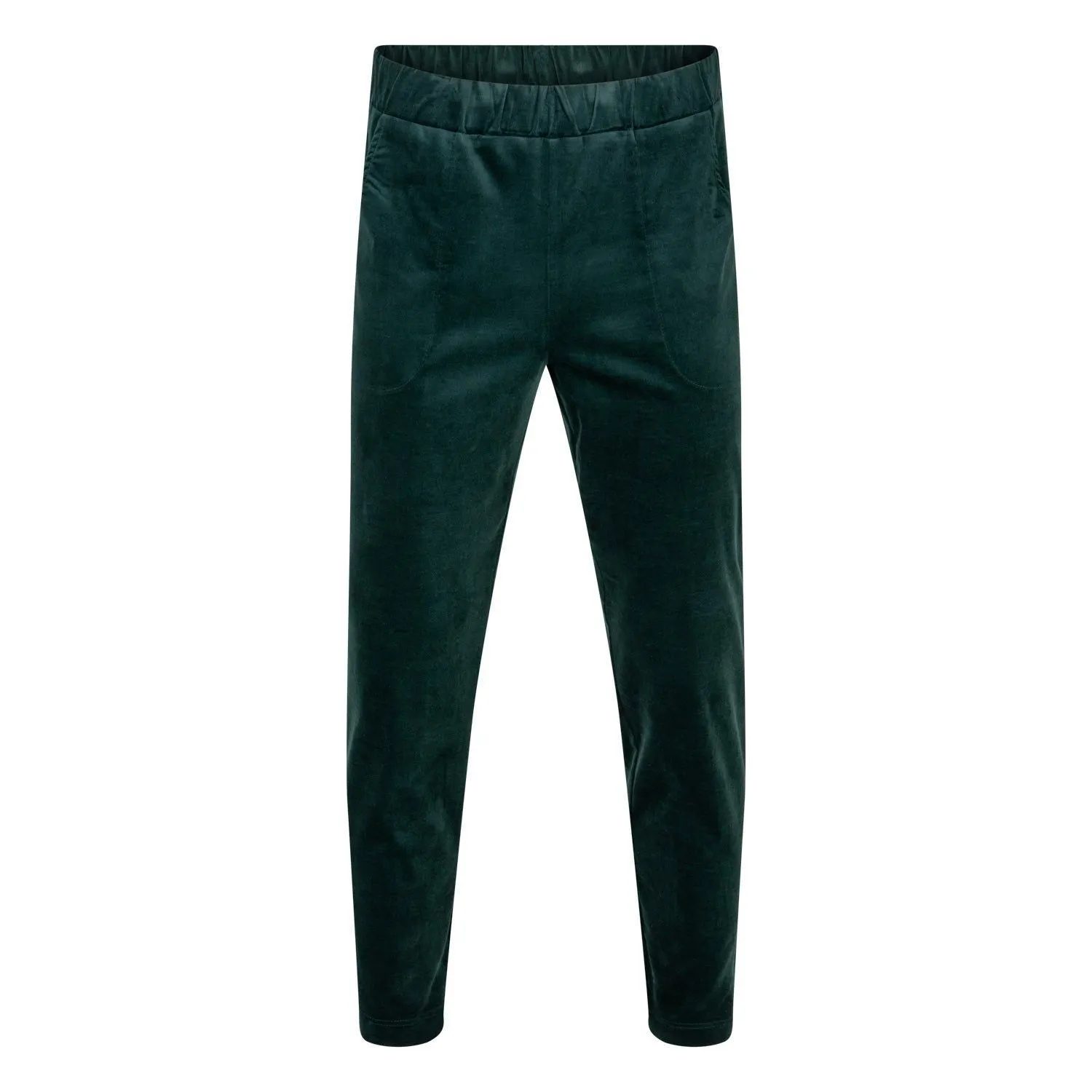 Broek velours emerald