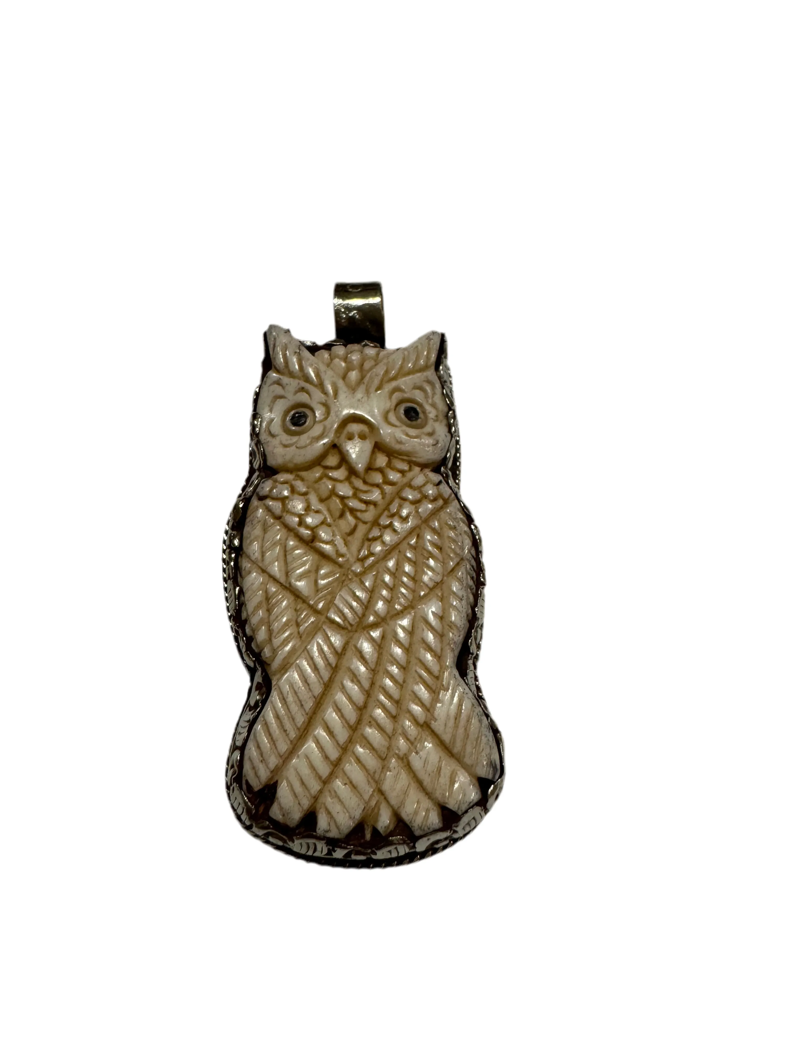 Carved Bone Pendants