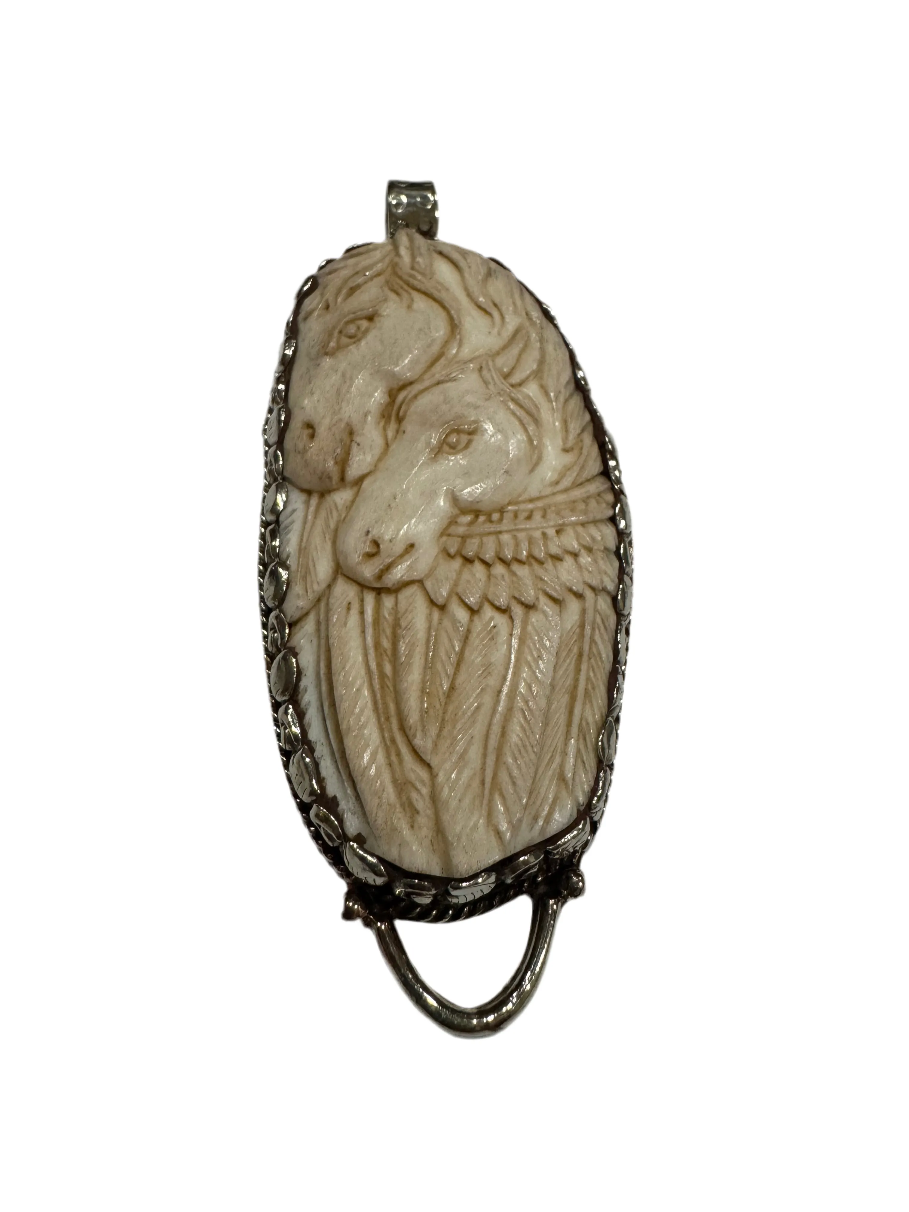 Carved Bone Pendants