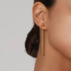 Cascading Pearl Dangle Earrings