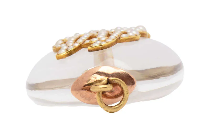 Celebrate Me - Meaningful Pearl Rock Crystal Pendant