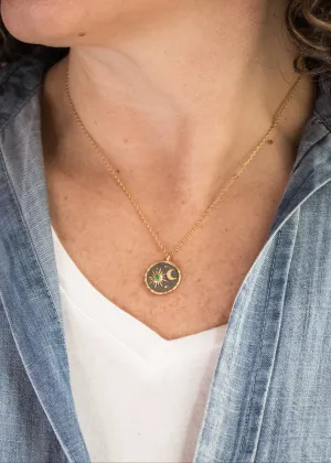 Celestial Birthstone Necklace - May | Satya
