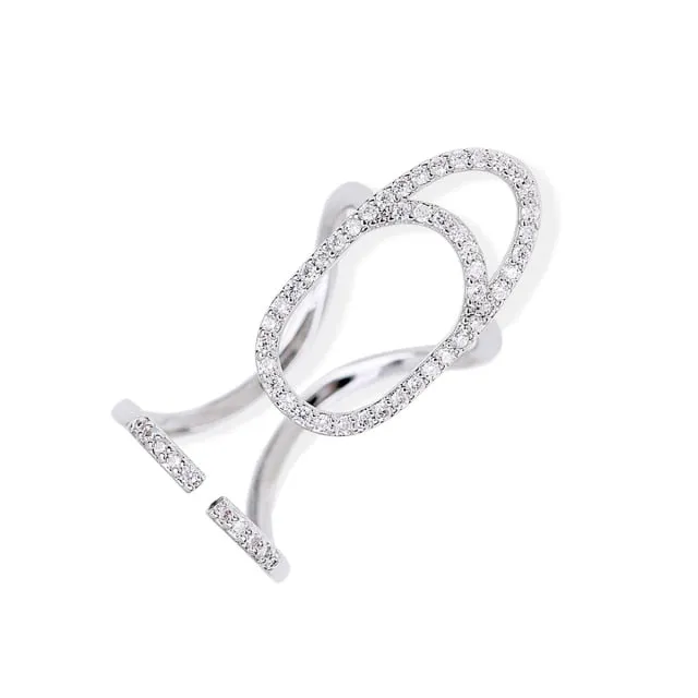 Chicmy-Gothic Metal Line Thin Nail Rings Daily Fingertip Protective Cover Trendy Ring