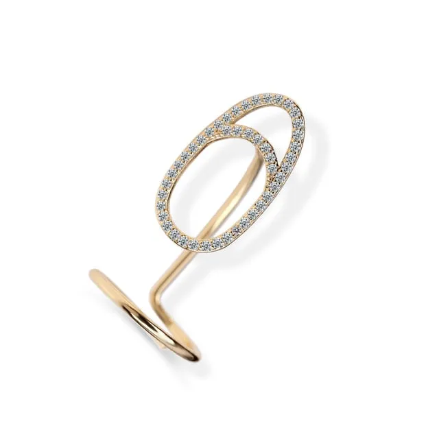 Chicmy-Gothic Metal Line Thin Nail Rings Daily Fingertip Protective Cover Trendy Ring
