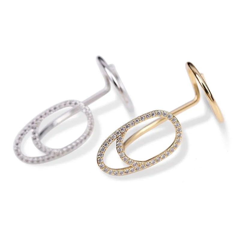 Chicmy-Gothic Metal Line Thin Nail Rings Daily Fingertip Protective Cover Trendy Ring