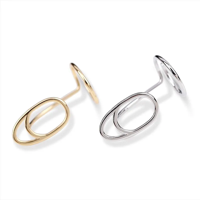 Chicmy-Gothic Metal Line Thin Nail Rings Daily Fingertip Protective Cover Trendy Ring
