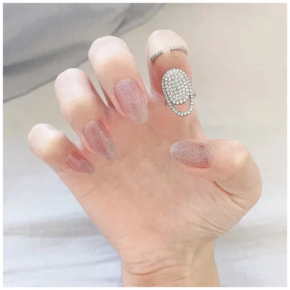 Chicmy-Gothic Metal Line Thin Nail Rings Daily Fingertip Protective Cover Trendy Ring