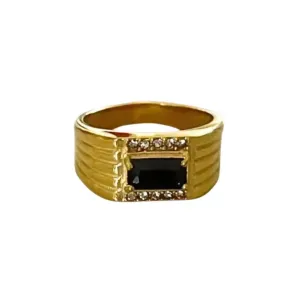 Chloe Black Crystal Ring
