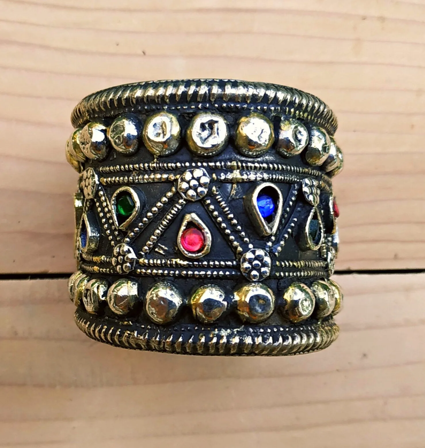 Cuff bracelet- Antique Afghan cuff - Boho Cuff- Tribal Bracelet  - Rabari cuff - Silver Cuff Bracelet - Statement Bracelet - Boho jewelry