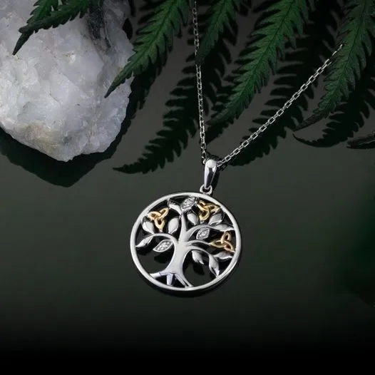 Diamond Tree Of Life Pendant