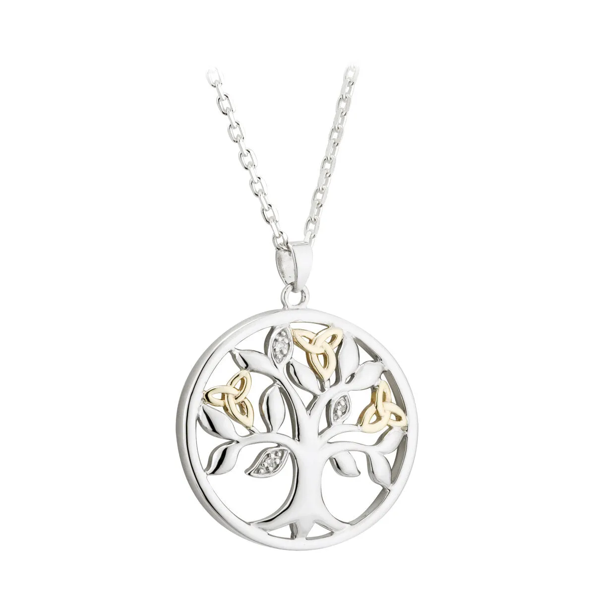 Diamond Tree Of Life Pendant