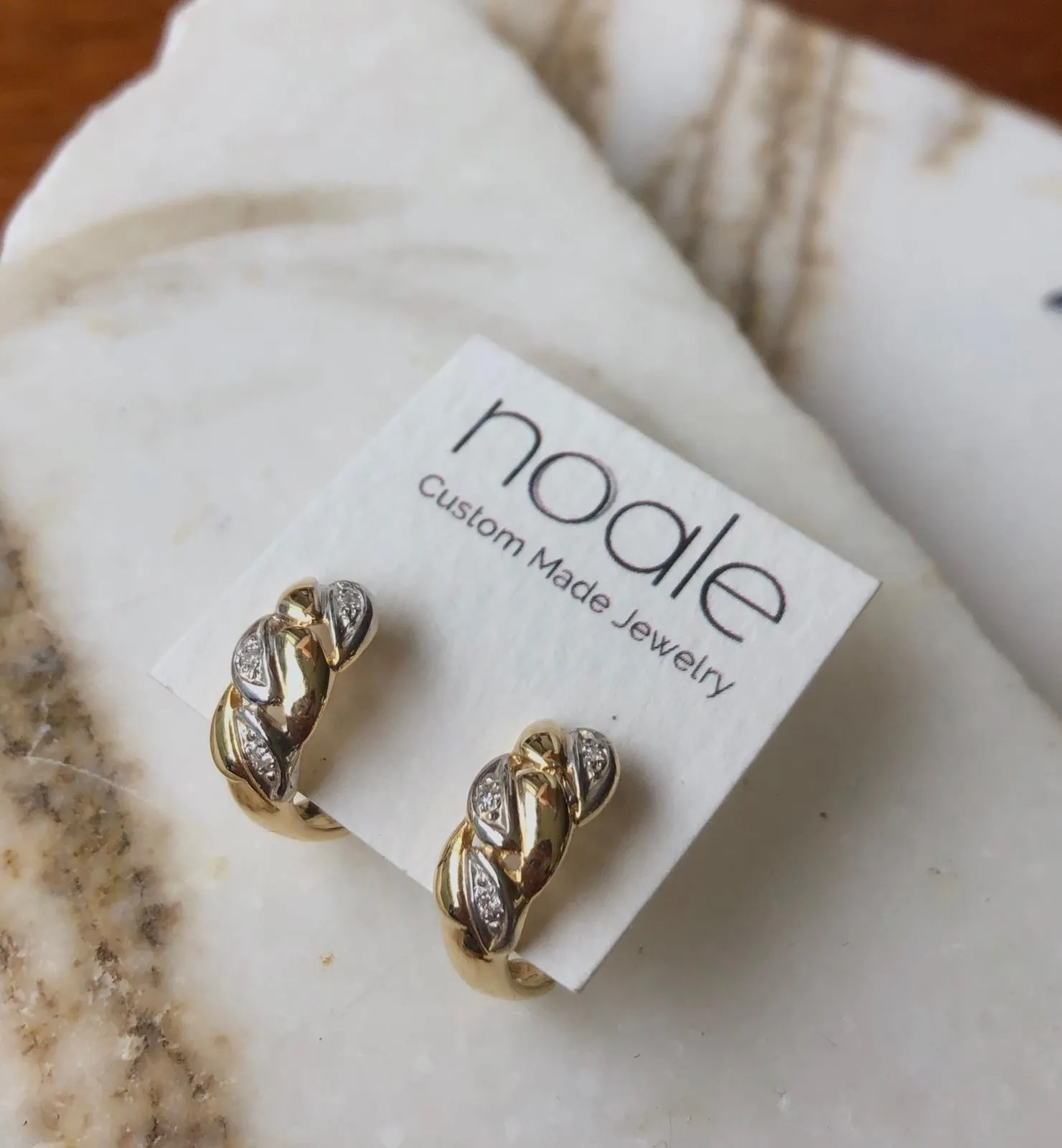 Dorié - 18k vintage hoop earrings
