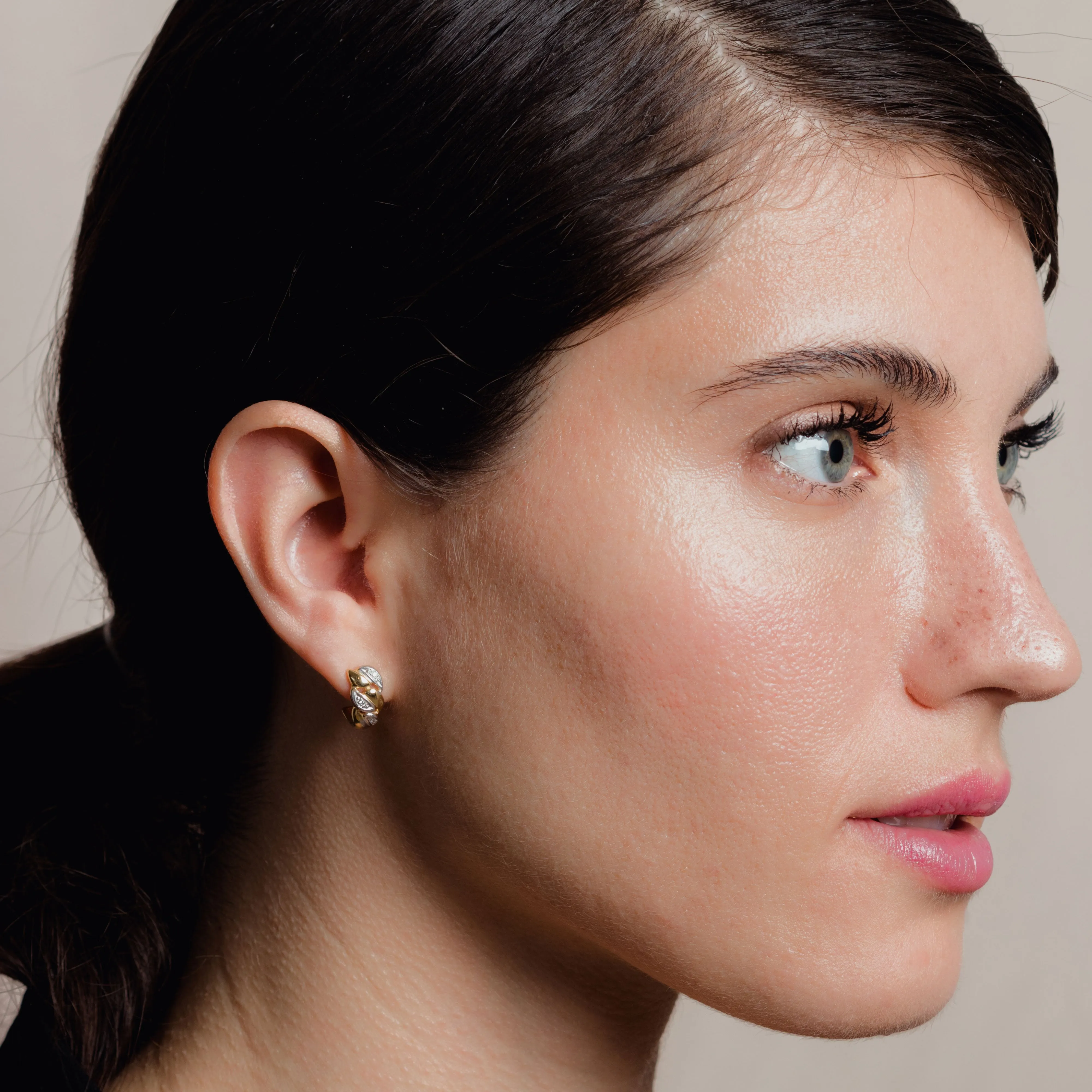 Dorié - 18k vintage hoop earrings