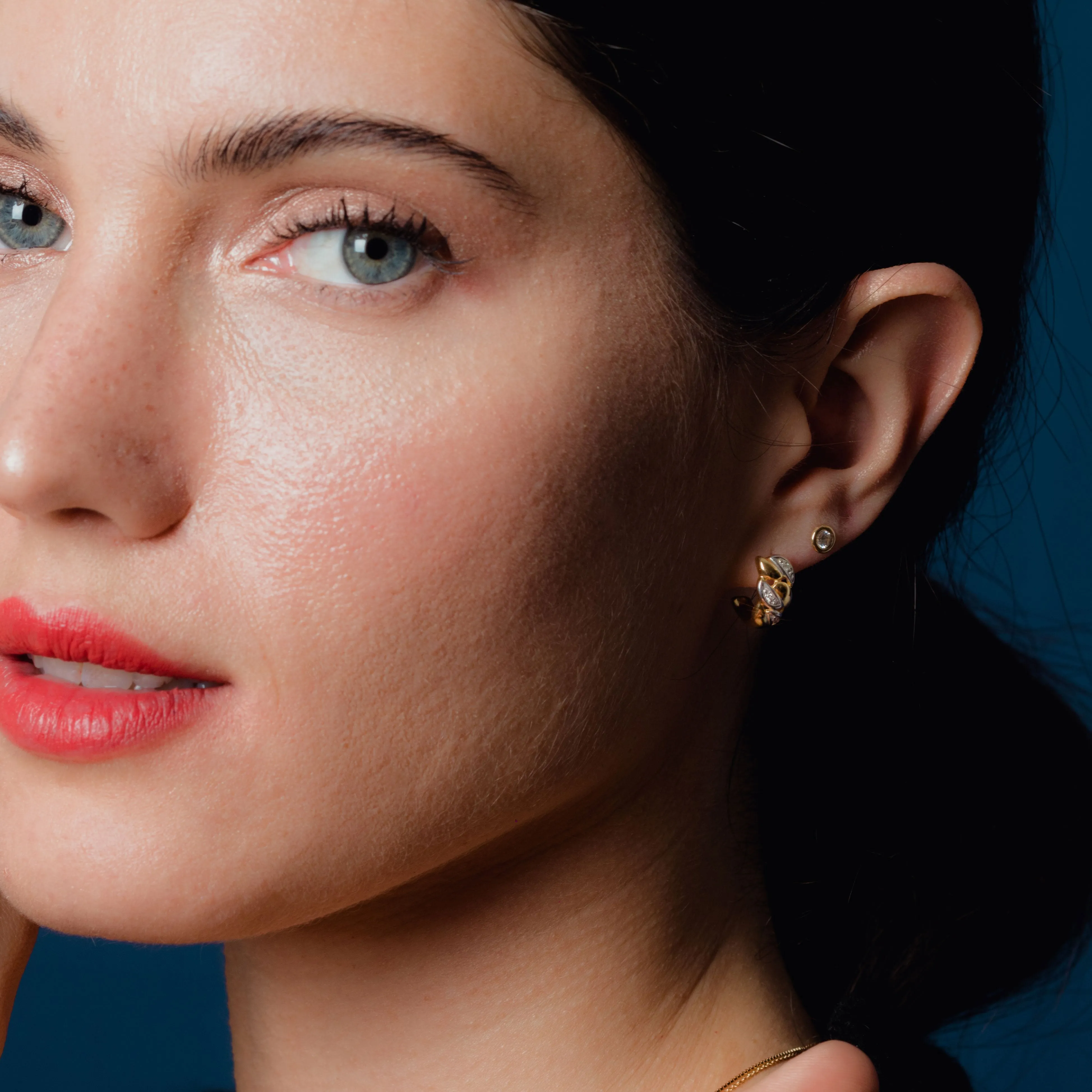 Dorié - 18k vintage hoop earrings