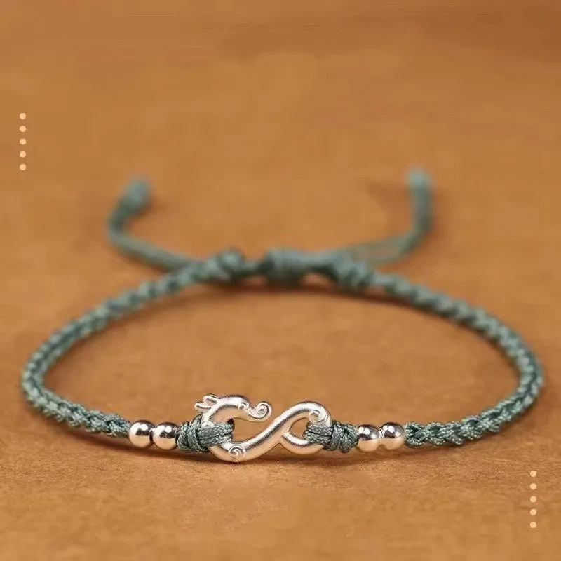 Dragon Matching Couple Rope Bracelet