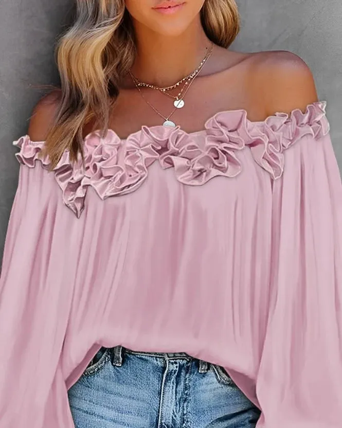 Dressy Casual Off Shoulder Top