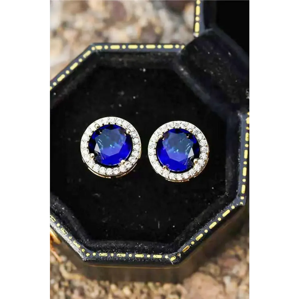 Elevate Your Style with Luxury Moissanite Platinum-Plated Stud Earrings