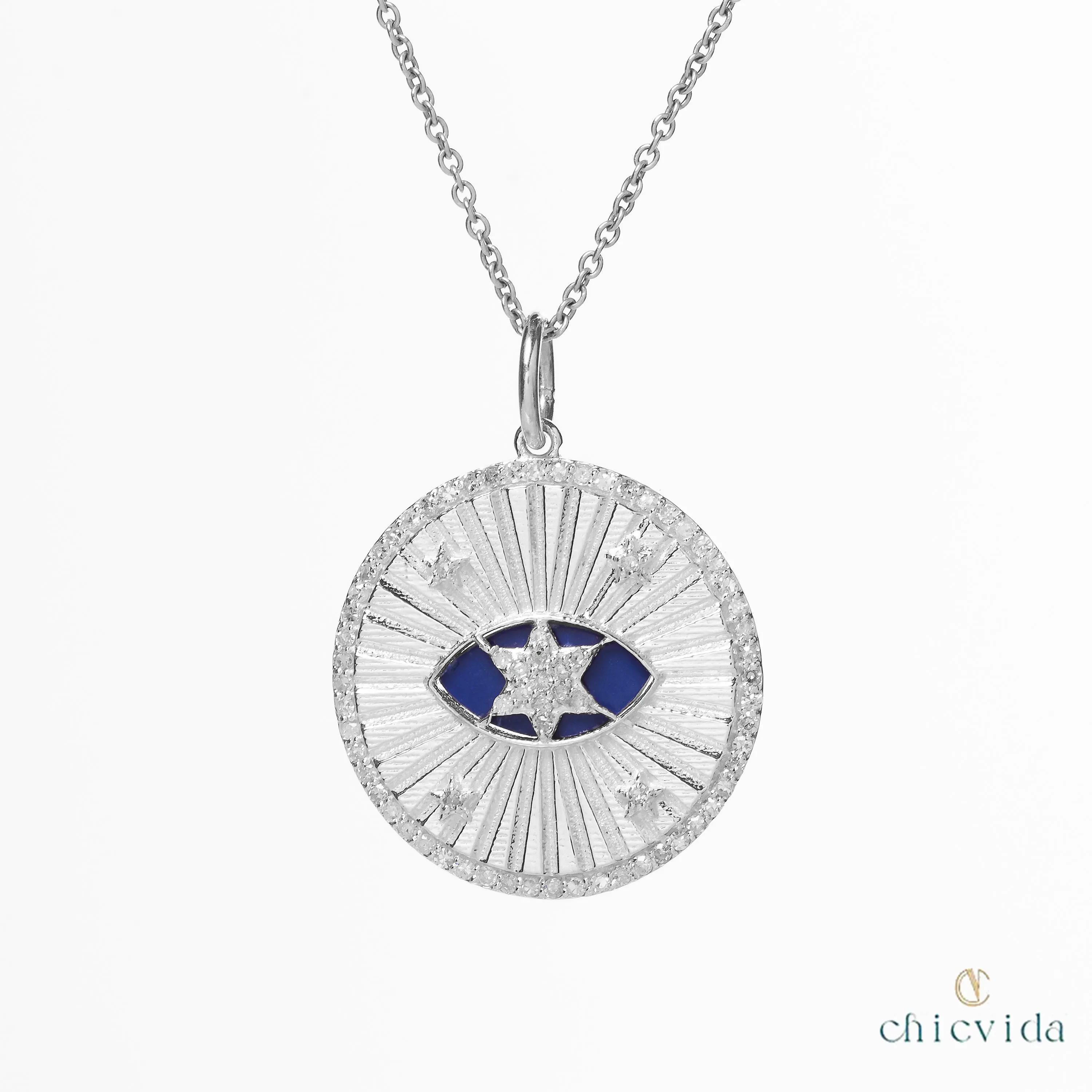 Elysian Lapis Lazuli Solid Gold Pendant