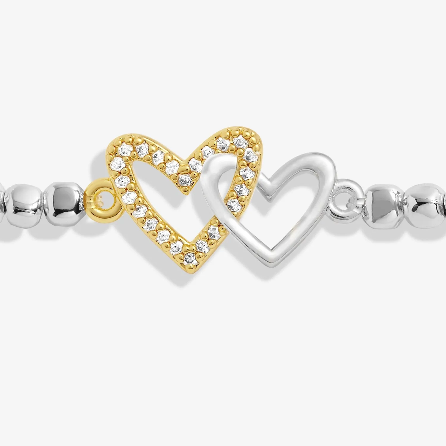 Forever Yours Love You Mum Silver Gold Plated Bracelet 7477