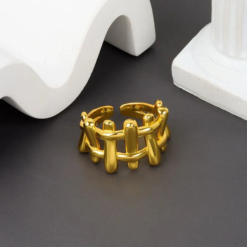Geometric Bold Statement Ring