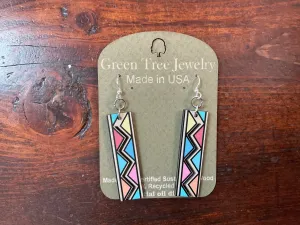 Geometric Zigzag Earrings