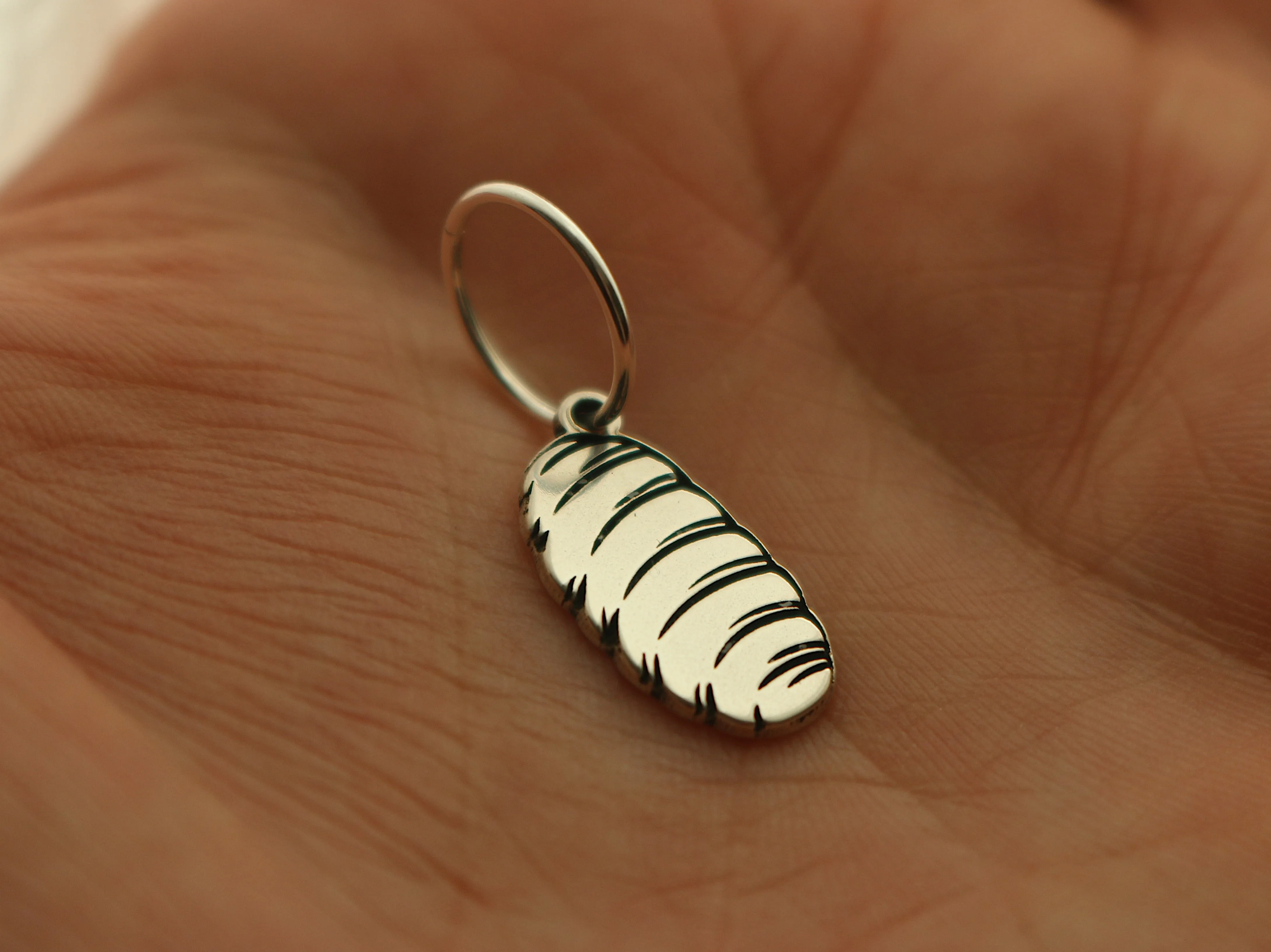 Gnocchi Pasta Hoop Earring