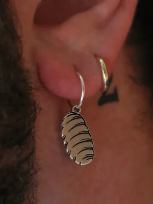 Gnocchi Pasta Hoop Earring
