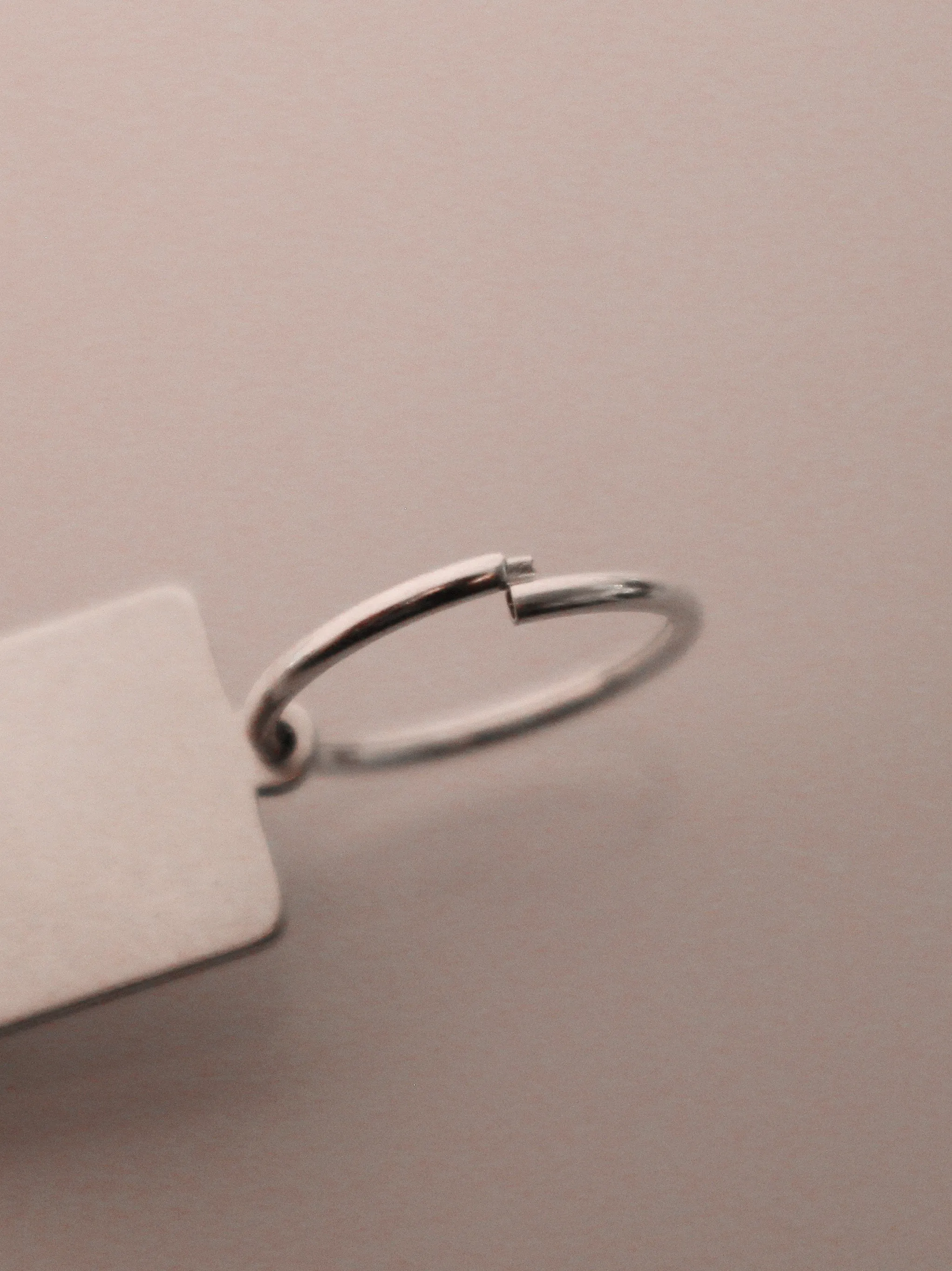 Gnocchi Pasta Hoop Earring